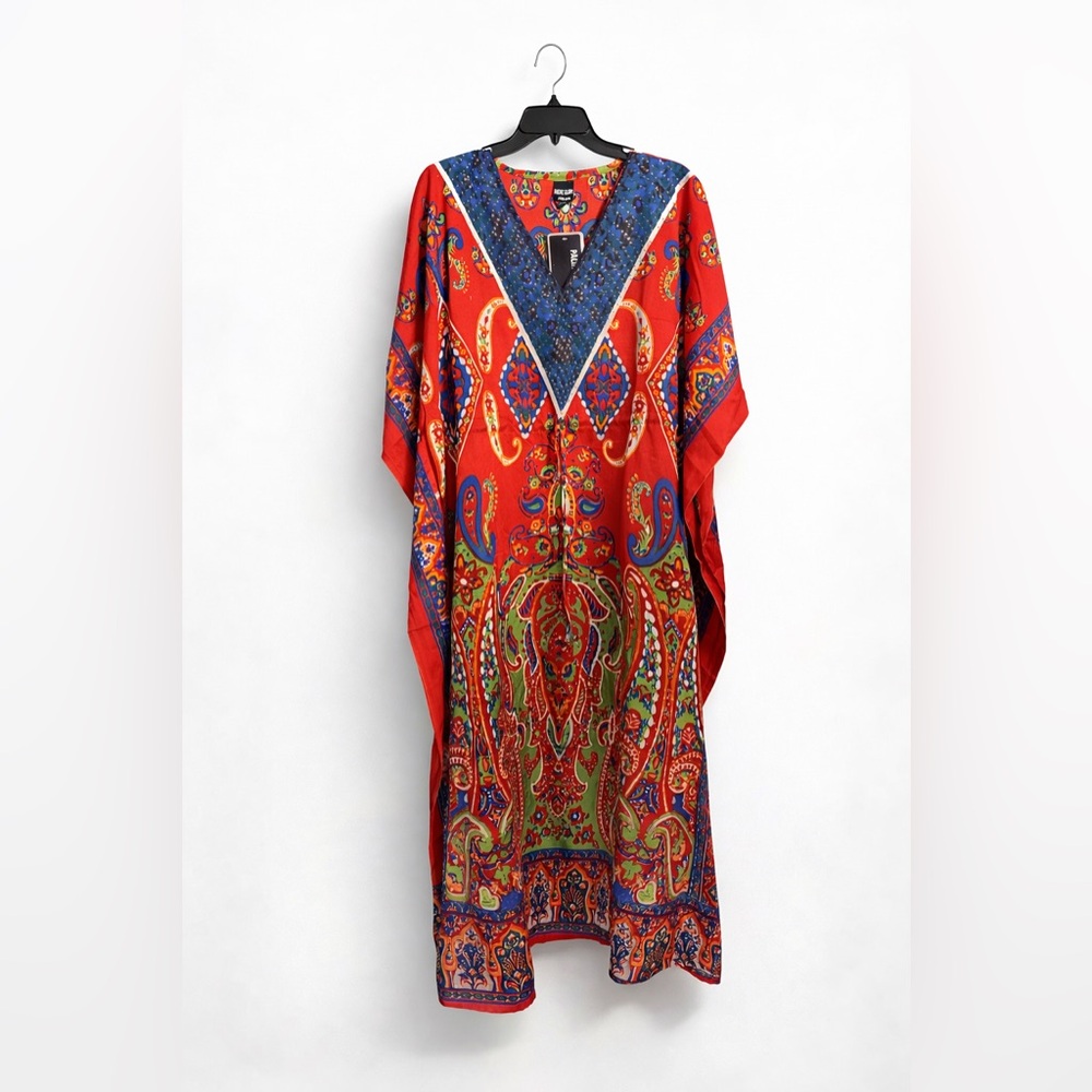 Pacific Glory Bohemian Caftan Dress – One Size - NWT  (SELECT CAFTAN 50% SALE)